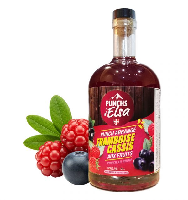 PUNCH FRAMBOISE-CASSIS - 50 cl